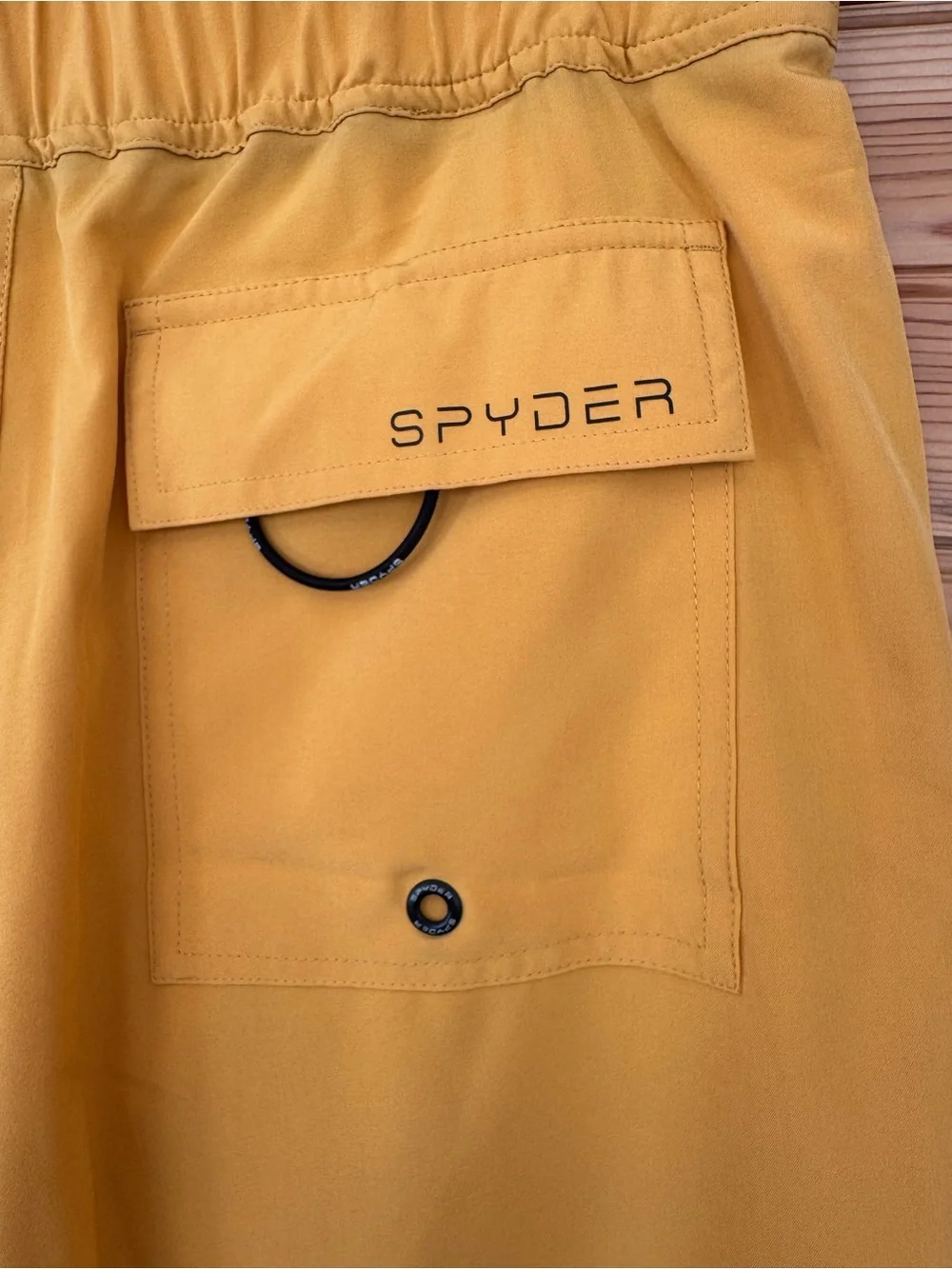 SPYDER | Men’s Board Shorts / Swim Trunks | Size Medium | NWT | Mustard Yellow
